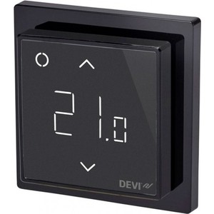 Терморегулятор Devi DEVIreg Smart интеллектуальный с Wi-Fi, черный, 16 А