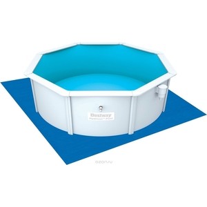 фото Каркасный бассейн bestway 56574 bwhydrium pool set 360х120 см 10990л, песоч.фил.-насос 2006 л/ч , лестица