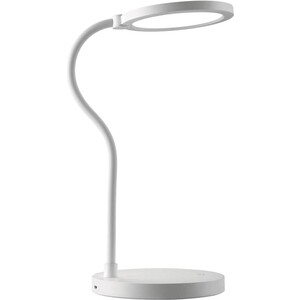 фото Настольная лампа uniel tld-553 white/led/400lm/4500k/dimmer/usb