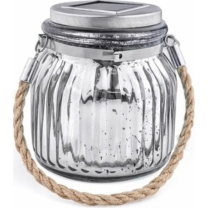 фото Светильник на солнечных батареях uniel usl-m-211/gn120 silver jar