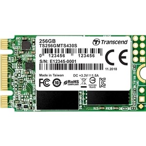 SSD накопитель Transcend 256Gb M.2 TS256GMTS430S ssd накопитель mirex 13640 002tbmsat m 2 2242 2 тб