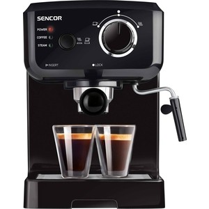 Кофеварка рожковая Sencor SES 1710BK кофеварка рожковая delonghi ec 685 bk
