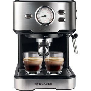 Кофеварка рожковая BRAYER BR1101 кофеварка рожковая delonghi ec 685 bk