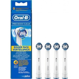 Насадка для электрических зубных щеток Oral-B Precision Clean EB20 4шт oral b сменные насадки для зубной щетки oral b precision clean