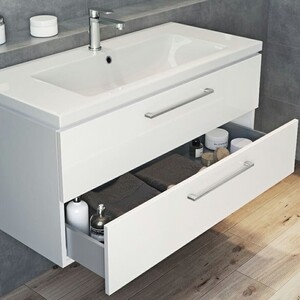 фото Мебель для ванной cersanit lara 80 белая