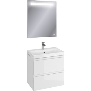 Мебель для ванной Cersanit Moduo Slim 60 белая раковина для мебели aqwella moduo slim 80