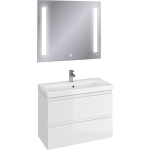 Мебель для ванной Cersanit Moduo Slim 80 белая раковина для мебели aqwella moduo slim 80