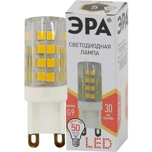 Лампа светодиодная ЭРА LED JCD-5W-CER-827-G9