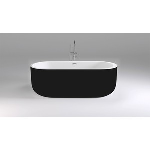 Акриловая ванна Black&White Swan 170x80 каркас, слив-перелив push-open (109SBBL)