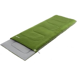 Спальный мешок Jungle Camp Camper Comfort, с подголовником, левая молния, цвет зеленый 70934
