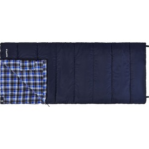 Спальный мешок Jungle Camp Norfolk, с фланелью, левая молния, цвет синий 70953