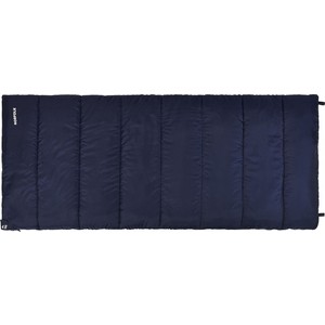 Спальный мешок Jungle Camp Norfolk, с фланелью, левая молния, цвет синий 70953