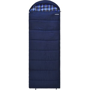 Спальный мешок Jungle Camp Glasgow, с фланелью, левая молния, цвет синий 70954