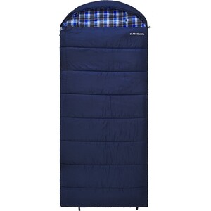 фото Спальный мешок jungle camp glasgow xl, широкий, с фланелью, левая молния, цвет синий