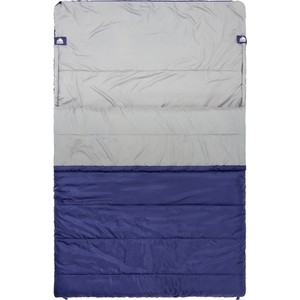 Спальный мешок Jungle Camp Trento Double, двухместный, две молнии, цвет синий 70961