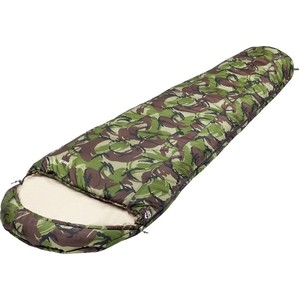 Спальный мешок Jungle Camp Hunter XL, трехсезонный, левая молния, цвет камуфляж 70974
