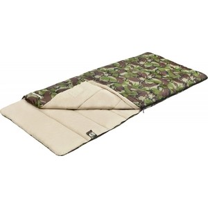 Спальный мешок Jungle Camp Traveller Comfort XL, широкий, левая молния, цвет камуфляж 70978