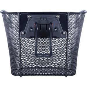 фото Корзина oxford quick release front mesh basket быстросъёмная, цвет чёрный