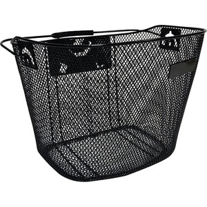 фото Корзина oxford quick release front mesh basket быстросъёмная, цвет чёрный