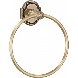 фото Держатель для полотенца bronze de luxe royal ''кольцо'', бронза (s25004)