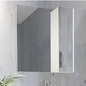 Зеркальный шкаф Corozo Чикаго 65 бетон (SD-00000302) зеркальный шкаф 90x70 см арт серый corozo айрон sd 00000281