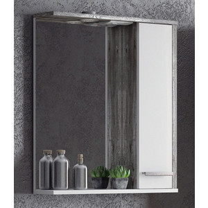 Зеркальный шкаф Corozo Лорена 75/С антик (SD-00000296) зеркальный шкаф corozo айрон 60 чёрный антик sd 00000278