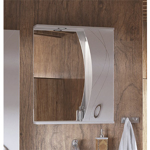Зеркальный шкаф Corozo Наина 60/С белый (SD-00000298) зеркальный шкаф 80x80 см белый матовый corozo алабама sd 00000902