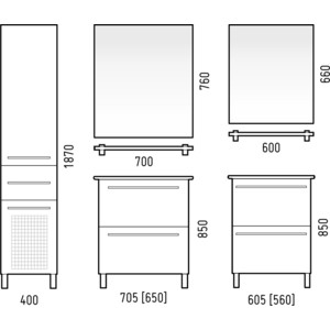Шкаф-пенал Corozo Мирэль 40 с бельевой корзиной, белый (SD-00000400)