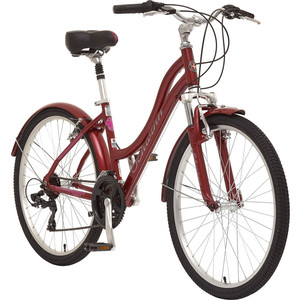 фото Велосипед schwinn suburban deluxe women 26 (2019), цвет красный