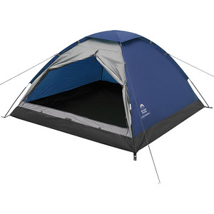 фото Палатка jungle camp двухместная lite dome 2, цвет- синий/серый