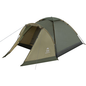 фото Палатка jungle camp двухместная toronto 2, цвет- т.зеленый/оливковый