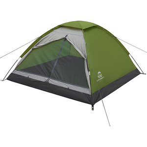 фото Палатка jungle camp трехместная lite dome 3, цвет- зеленый/серый