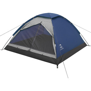 фото Палатка jungle camp трехместная lite dome 3, цвет- синий/серый