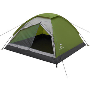фото Палатка jungle camp четырехместная lite dome 4, цвет- зеленый/серый
