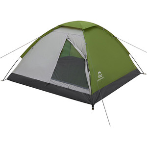 фото Палатка jungle camp четырехместная lite dome 4, цвет- зеленый/серый