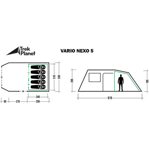 фото Палатка trek planet vario nexo 5 (70273)