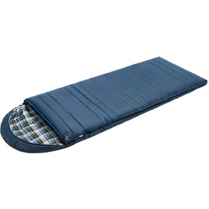 Спальный мешок TREK PLANET Douglas Wide Comfort, с фланелью, правая молния, цвет синий 70393-R