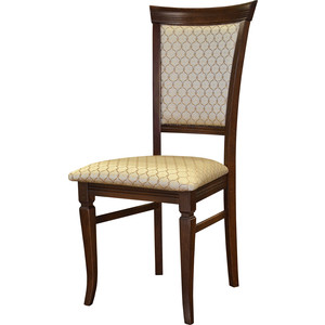 Стул Мебелик Бонита орех арш, оскар бежевый (П0003537) стул стремянка мебелик массив лак п0005872