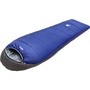 фото Спальный мешок trek planet breezy, кокон-одеяло, трехсезонный, правая молния, синий/серый