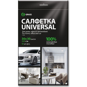 

Салфетка GRASS из микрофибры 250 г/м 30х30 (10шт) IT-0457, из микрофибры 250 г/м 30х30 (10шт) IT-0457