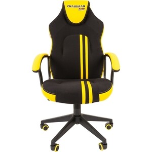 Офисное кресло Chairman Game 26 черно-желтый