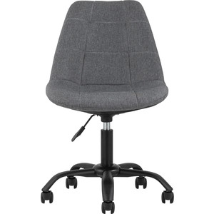 фото Стул офисный stool group гирос рогожка серый oc-001 1009-26 dark grey