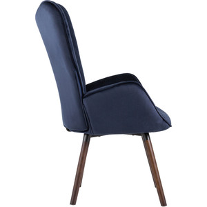 фото Стул stool group гранд синий вельвет kas velvet blue