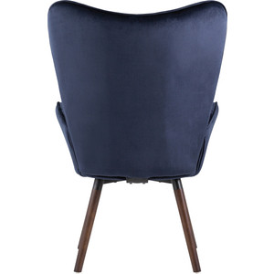 фото Стул stool group гранд синий вельвет kas velvet blue