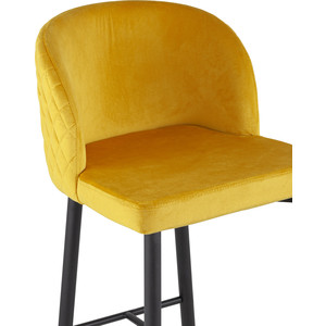 фото Стул барный stool group оскар вельвет оранжевый mc11b velvet hlr-41 dual