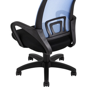 Кресло офисное TopChairs Simple D-515 light blue