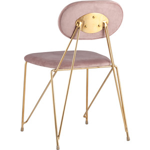 фото Стул stool group элис вельвет розовый fdc7020 misty rose fut-64