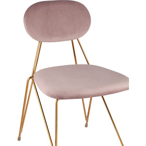 фото Стул stool group элис вельвет розовый fdc7020 misty rose fut-64