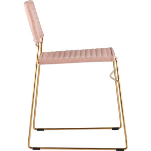 фото Стул stool group дэйзи рогожка розовый fdc8018 pink drm-34