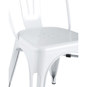 фото Стул stool group tolix белый глянцевый yd-h440b lg-02